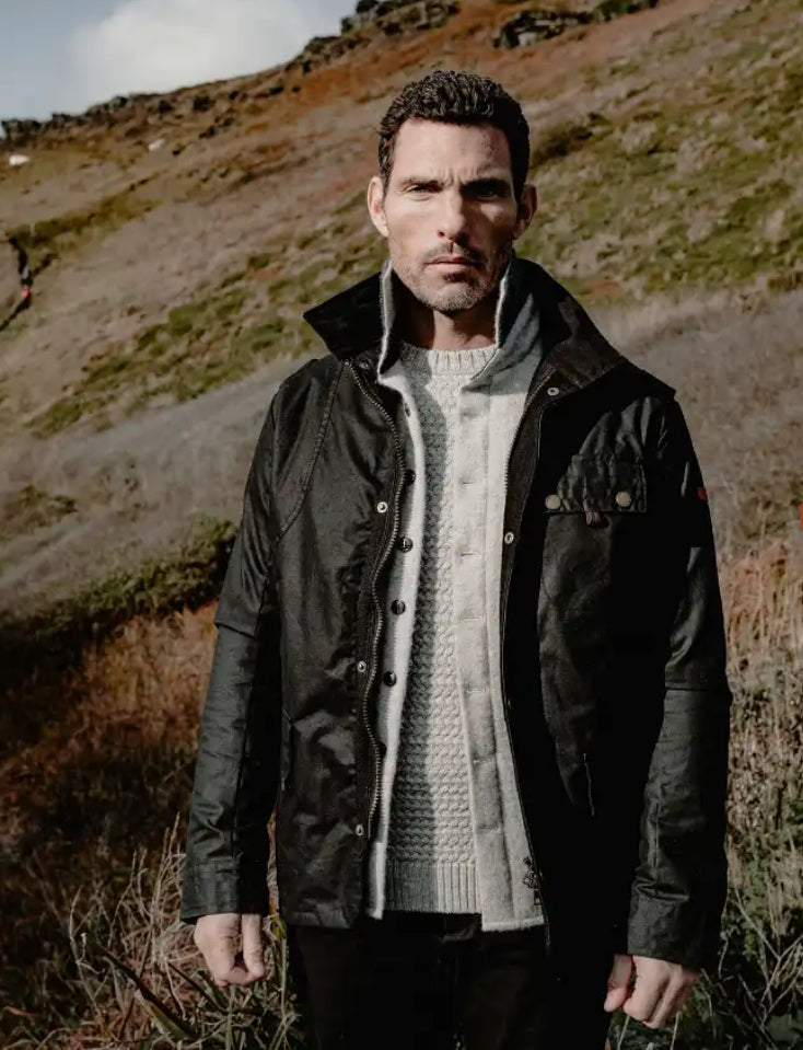 Bentley Waxed Jacket Black