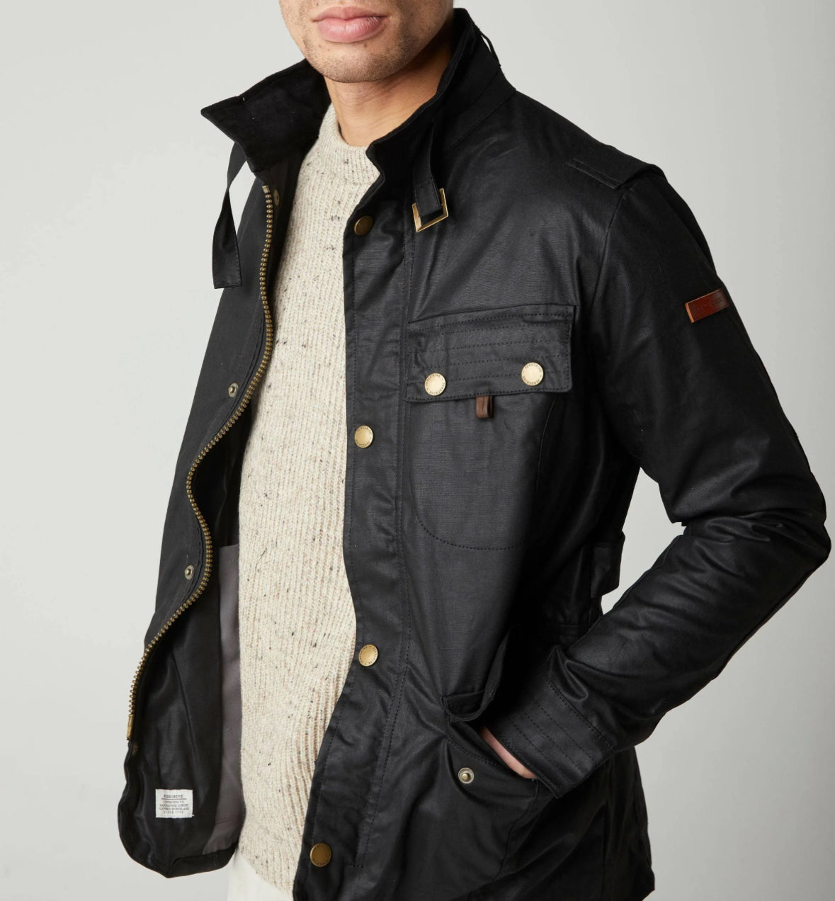 Bentley Waxed Jacket Black