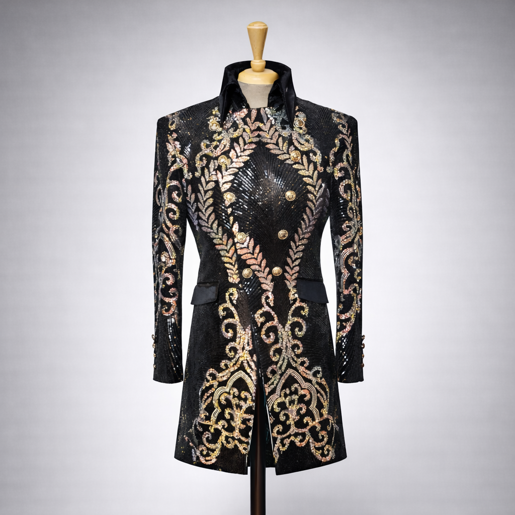 Majesty Sequin Coat — The Ultimate Statement Piece
