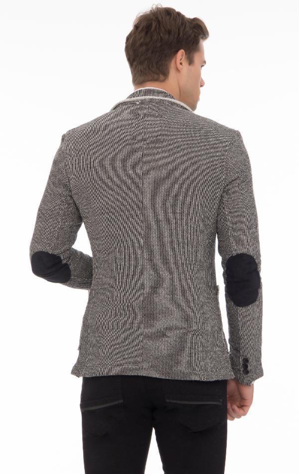 Trinity Raw Edge Fitted Cardigan Grey