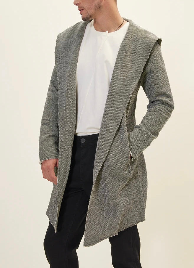 Desert Nights Hooded Cardigan Grey