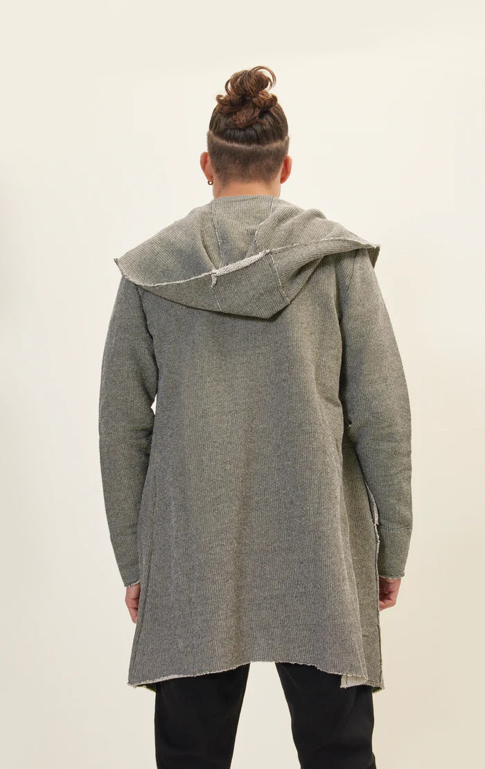 Desert Nights Hooded Cardigan Grey