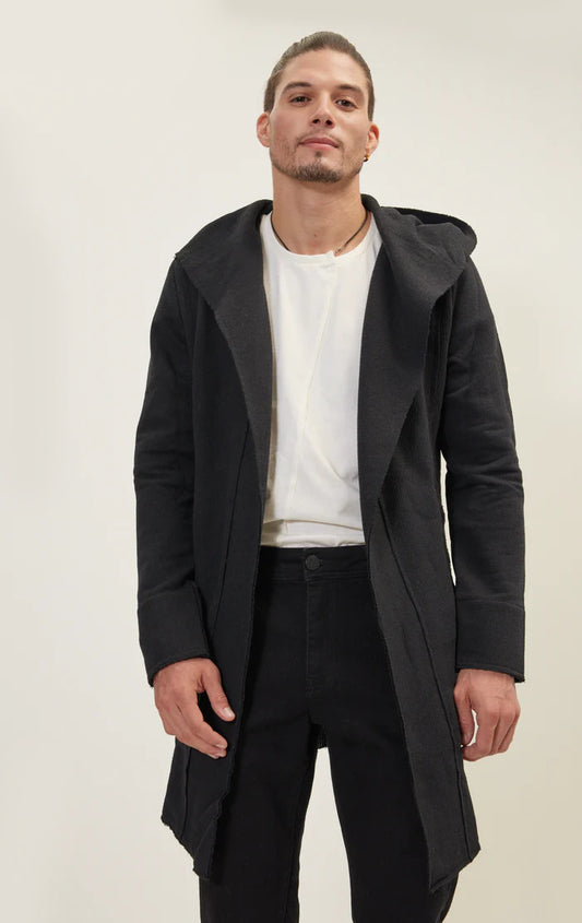 Desert Nights Hooded Cardigan Black